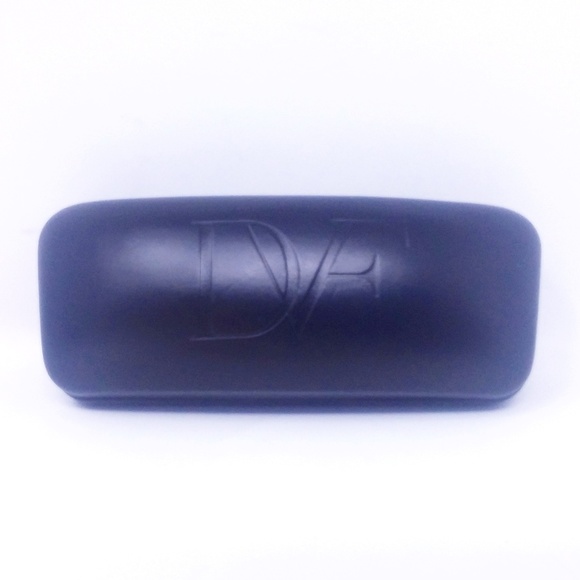 🎄 CHRISTMAS SALE! 🎄 Diane von Furstenberg Black Clamshell Glass Case Only - Picture 3 of 12